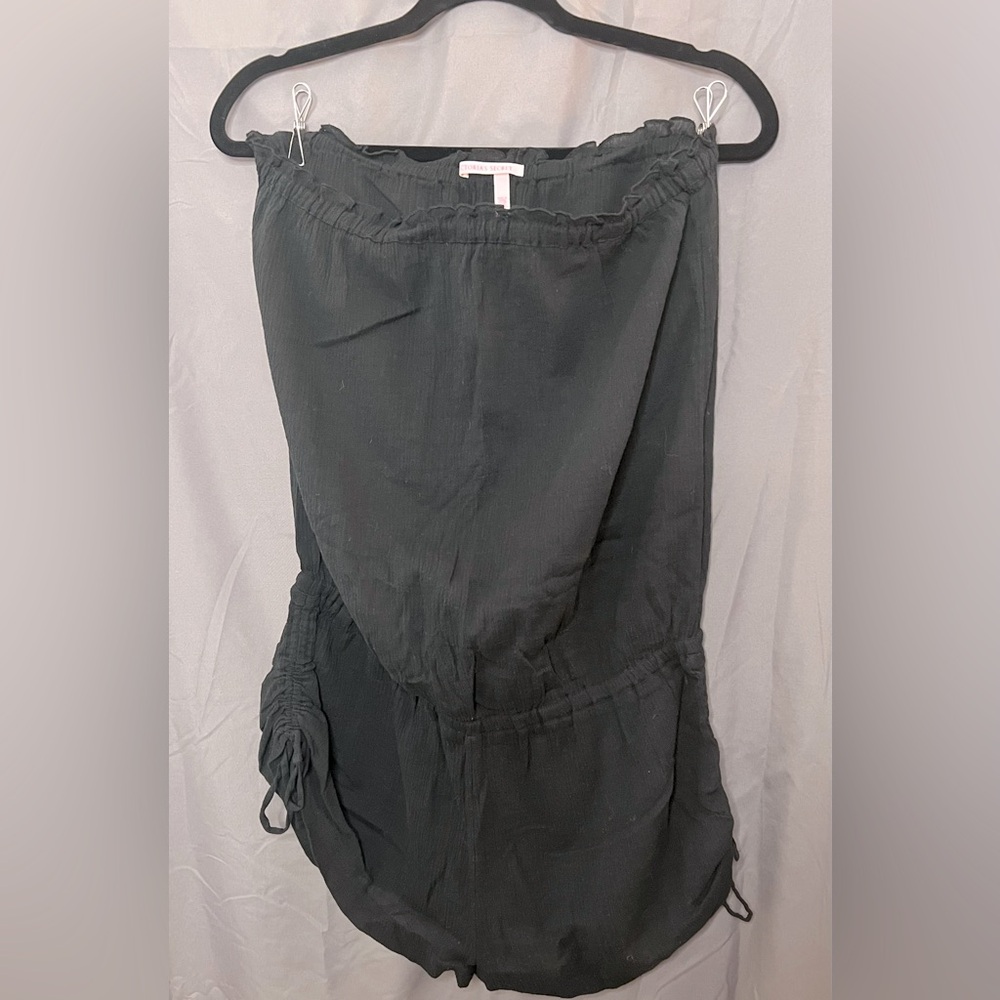 Victoria’s Secret 100% cotton gauzy strapless romper